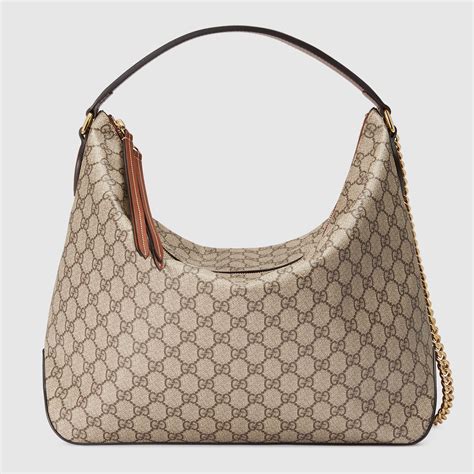 gucci gg supreme hobo bag|authentic Gucci hobo bag.